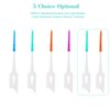 An-self 160PCS Interdental Brushes Ultra Tight Bristles Tooth Interdental Cleaners Silicone Toothpick Brush Disposable Teeth Soft Picks, Green