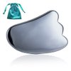 Authentic Terahertz Stone Gua Sha Scraping Tools Lymphatic Drainage Massager Facial Energy Beauty Tools