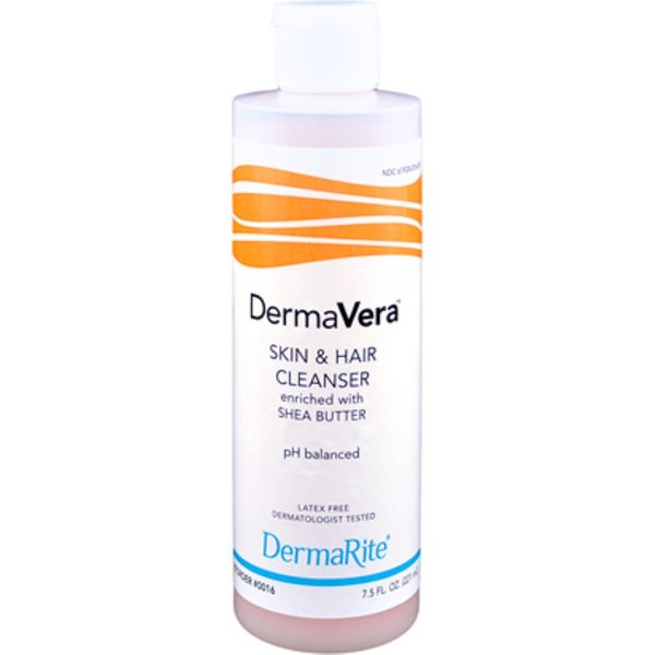 DermaVera Shampoo&Body Wash Flip Top Bottle Scented 7.5 oz. 0016 6 Ct