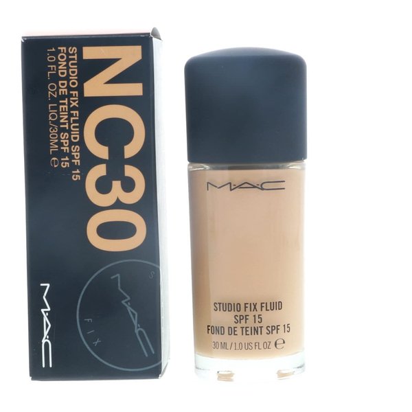 MAC Studio Fix Fluid Foundation SPF15, NC30, 1 Fl Oz (SG_B0774629X7_US)