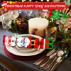 10PACK Christmas Party Favor No-Snap Table Favors with Prize Joke Gifts for Adults Kids Party Supplies Dinner Decorations British English Holiday Games Santa