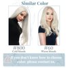RUNATURE Clip in Blonde Hair Extensions Real Human Hair Platinum Blonde Clip on Hair Exensions Double Weft 22 Inch Long Hair Extensions Clip on Human Hair 120g 7Pcs