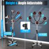 5 Head Infrared Heat Lamp, 750W Hair Color Processor Adjustable Height Salon Heat Lamps Styling Perming Dryer Hair Dryer