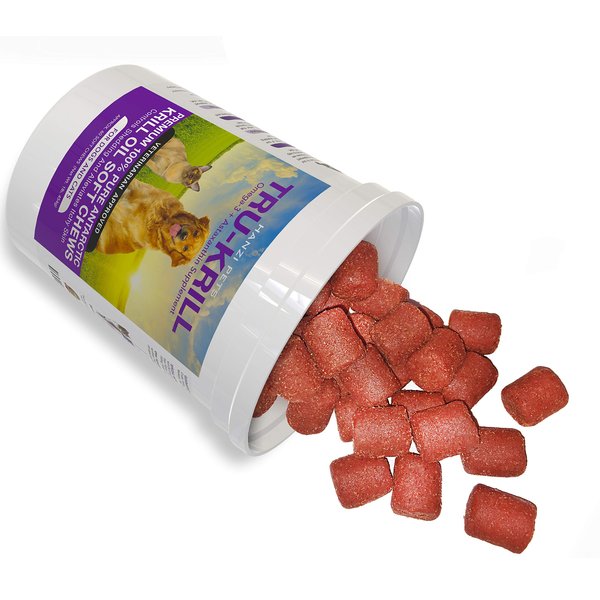 #1 Premium Antarctic Krill Oil Soft Chews for Dogs | Rich in Omega 3 | Astaxanthin | Vitamin E | for Skin and Coat | Low Allergen | Low Calorie | cGMP Certified | Made in USA | 60 Savory Soft Chews