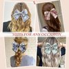 8 PCS Hair Bows for Women Girls,Hair Bows,Bow-knot Hair Clips for Women Thick Hair & Thin Hair,Big Bows Hair Clips,Nonslip Bows Claw Clips for Women