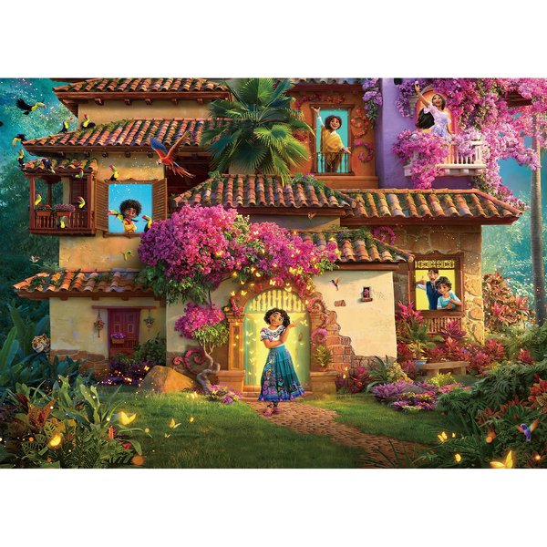7x5FT Magic House Backdrop,Magic Movie Backdrop Magical House Background Party Decor Magic Theme Birthday Party Backdrop Supplies for Girls Encanto#2