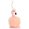 Pink Flamingo Loofah Bath Sponge Body Scrubber (3.5 x 11.5 In, 3 Pack)