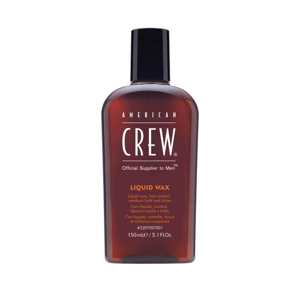 American Crew Men's Hair Wax, Liquid Wax, Medium Hold with Medium Shine, 5.1 Fl Oz