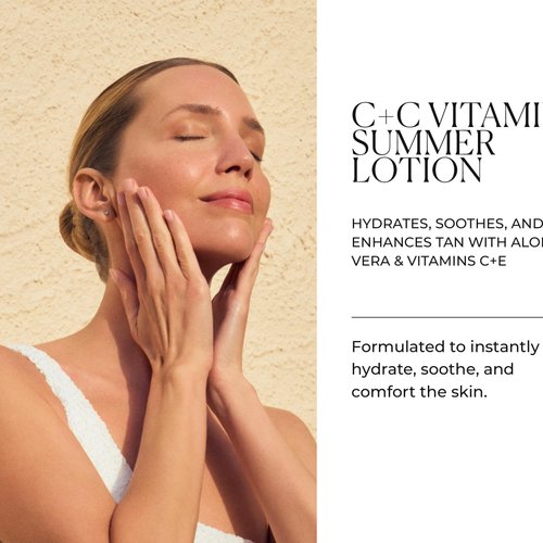 Natura Bissé C+C Vitamin Summer Lotion | Vitamin C Color Enhancing Body Lotion | Hydrates, Soothes & Enhances Sun Tan | For normal & dry skin, 7 Oz