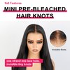 ISEE HAIR M-Cap Straight Wear Go Glueless Wig Human Hair Pre Plucked Pre Cut 9x6 HD Lace Pre Bleached Tiny Knots Human Hair Wigs For Women 20 Inch