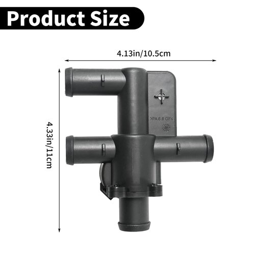 Hoypeyfiy HVAC Heater Control Valve Solenoid Valve 2308300084 A2308300084 Replacement for Mercedes Benz 2003-2019 S550 CL550 CL600 S600 SL500 SL550 SL600 CL63 CL65 S63 S65 SL63 SL65