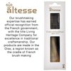 Altesse 11304 Horn Comb Wide Tooth Comb and Fine Tooth Comb with Smooth Rounded Teeth for Thick or Thin Hair Antistatic Dresser Comb Hair Comb for Men and Bone Comb for Women (6.3") Handmade in France