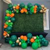110pcs Dark Green Balloons 12 Inch Green Latex Balloon Arch Kit for Birthday Baby Shower Anniversary Graduation Wedding Party Decorations