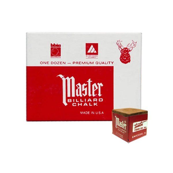 Masters GOLD/TAN Cue Chalk - 2 dozen