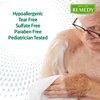 Medline Remedy Clinical No-Rinse Foam Cleanser, Vanilla Scent (4 fl oz) - Hydrating Shampoo and Body Wash for Sensitive Skin, Paraben and Sulfate Free, For Face, Hair, and All Ages