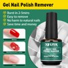 XIFEPFR Gel Nail Polish Remover Kit, 2 Pack Gel Polish Remover with Liquid Latex, Nail Buffer and File, Cuticle Tool, Magic Gel Remover, 2-5Mins Remove Gel Polish, No Soaking Wrapping, Gifts for Women