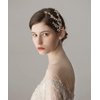 Asphire Handmade Bridal Rhinestone Hair Comb Shiny Iced Out Claw Chain Branch Side Comb Hair Clip Elegant Women's up-do Hair Piece Bridesmaid Headpiece for Wedding