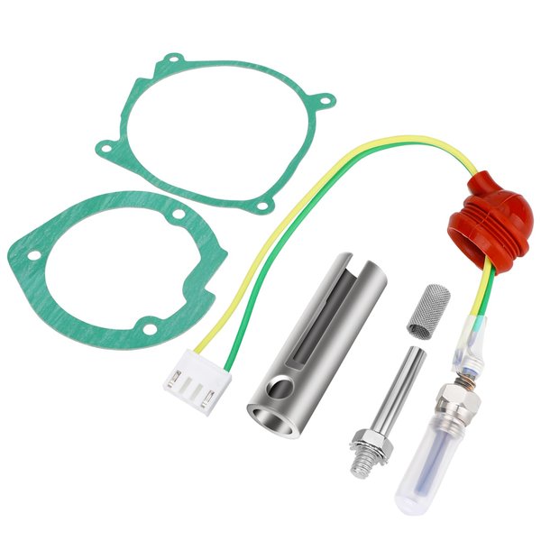 5PCS Glow Plug Repair Kit, 12V 2KW Car Air Diesel Parking Heater Maintenance Service Plug Kit,with Removal Tool + Ceramic Gaskets Strainers,Fit for Webasto Eberspacher D2 D4 D4S 75w-98w