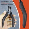 SG Nekoo Toe Nail Clippers for Thick Nails for Seniors, Splash Proof Trim Fingernail and Ingrown Toenail, Ergonomic Non-Slip Grip Nail Clippers for Men Women