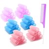 ZMD 36PCS Self Grip Small Hair Curlers Set, Heatless Rollers Hair Curlers Salon Hair Dressing Curlers DIY Curly Hair Accessories for Medium Short Thin Fine Hair (0.6Inch)