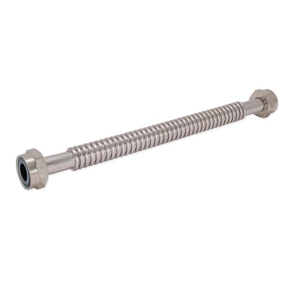 Eastman 12 Inch Water Heater Connector, 1 Inch FIP x 1 Inch FIP Connection, Flexible Corrugated Stainless Steel, 0447512