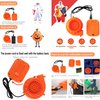Bnikion Mini Blower Fan for Dinosaur Costume Inflatable Game Clothing Suits Halloween Cosplay Party Supplies, Orange