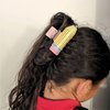 Vsdski 3Pcs Pencil Hair Claw Clips for Women Fun Teacher Hair Clips Sunflower Stripe Hairpins Non Slip Barrettes for Thick Thin Hair Back To School Hair Accessories for Teacher Appreciation Gifts