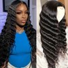 Vemalin 13x4 Loose Deep Wave Lace Front Wigs Human Hair 26inch HD Transparent Lace Front Wigs 180% Density Deep Wave Lace Frontal Wigs for Black Women Loose Deep Wave Wigs Pre Plucked with Baby Hair