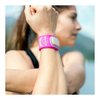 PARA'KITO Mosquito Insect & Bug Repellent Wristband - Waterproof, Outdoor Pest Repeller Bracelet w/Natural Essential Oils - Sport Edition (Fuschia)