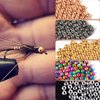 ANGLER DREAM Fly Tying Beads 100 PC/LOT Tungsten Beads Nymph Head Ball Fly Tying Materials (Gold, 2.45 mm,100pcs)