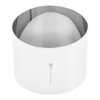 Restaurantware 3 x 2.4 Inch Baking Ring 1 Round Cake Ring - Oven-Ready Freezable Stainless Steel Ring Mold Dishwashable For Cooking Or Baking