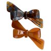 Resin Butterfly Hair Clips, Butterfly Clips, Resin Hair Bows Clips Resin Ribbon Bows for Hair Bow Clips Resin Bowknot Hair Clips Acetate Clip for Hair with Resin Bow, Resin Clip for Women