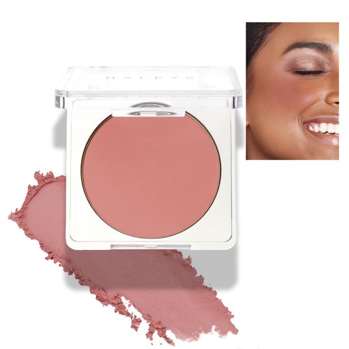HALEYS Re-pop Smoothing Powder Blush (Love Bite) - Pigmented, Easy Blending, Longwear, Buildable, Talc-Free, V + CF