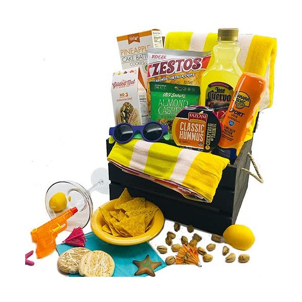 Tropical Treasures Beach Gift Basket