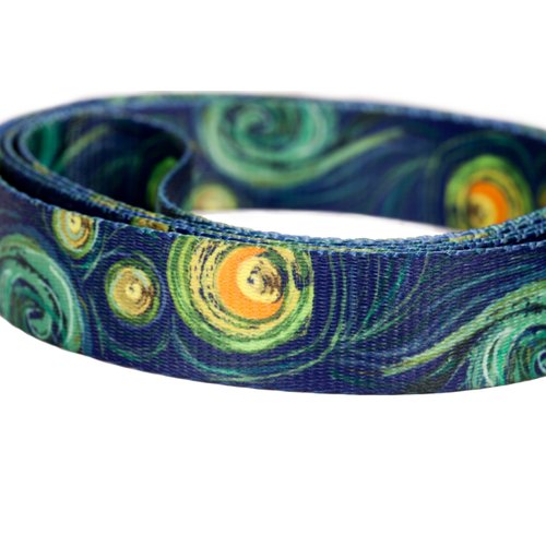 Dutch Dog Amsterdam Eco Friendly Van Gogh Dog Collar, 10-15-Inch, Small