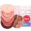 Kaja Beauty Bento Collection - Bouncy Eyeshadow Trio | Peach Orange Tones, Travel Size, 02 Orange Blossom, 2019 Allure Best of Beauty Award, 0.03 Oz