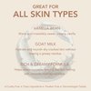 Dionis Goat Milk Skincare Vanilla Bean 8.5oz Hydrating Body Lotion and 3.3oz Hand & Body Moisturizing Travel Size Cream Scented Bundle, Natural Ingredients, Made in the USA, Cruelty Free, Paraben Free
