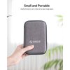 ORICO Hard Drive Case 2.5 inch External Drive Storage Carrying Bag Waterproof Shockproof with Inner Size 5.5x3.5x1.0inch for Organizing HDD and Electronic Accessories,Grey(PHD-25)