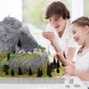 Deekin 100 Pcs Mini Cinder Blocks 1/12 Scale Mini Bricks Miniature Building Blocks for Dollhouse Accessories DIY Construction Toys Supplies