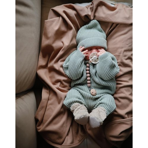 FRIGG Baby's First Pacifier​ - Moonlight Sailing 4-Pack | Made in Denmark | BPA-Free (Cream, 0-6 Months)
