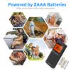 AM FM Portable Radio Personal Radio with Excellent Reception Battery Operated by 2 AAA Batteries with Stero Earphone, Large LCD Screen, Digtail Alarm Clock