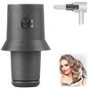 Upgraded Version Replacement Adapter Hair Dryer Converting To Curling Iron Styler for Dyson Supersonic Hair Dryer HD01 HD02 HD03 HD04 HD07 HD08, (Adaptor for Dyson Hair Dryer To Curling Iron Styler)