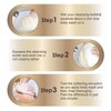Coimoon Set (Made in Europe)- Exfoliating Organic Loofah Face Pads and Shower Sponge with Natural Pumice Stone, Loofa, Puff Sponge Scrubber Body for Men and Women (2 Piece Set, Natural)