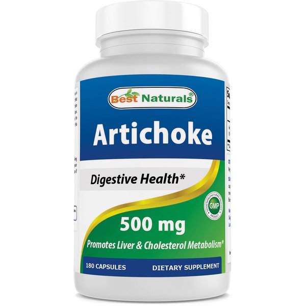 Best Naturals Artichoke Extract 10000 mg Equivalent - 3rd Party Lab Tested - 180 Capsules