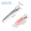 Duck Billed Hair Clips, Metal Alligator Hair Clips with Holes, Hair Pins 30 Pcs, Metal Hair Clips for Styling and Makeup, Silver Perfect for Home Use and Salon, Bows DIY. -Viywicz