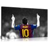 Lionel Messi Barcelona Fc Canvas Wall Art Picture Print (12x8in)