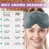 Aroma Season Microwave Activated Warm Eye Compress for Dry Eyes, Heated Eye Masks for Dry Eyes, Moist Heat Delivers Warm Compress for Blepharitis, Stye