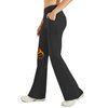 G4Free Women's Fleece Lined Flare Leggings Stretchy Yoga Dress Pants with 4 Pockets for Casual Work(Black,XXL)