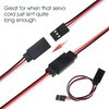 3-Pin RC Extension Cable Extension Cord Male to Famale Lead Extending Wire Set for Servo RC Planes Aircrafts and Cars System 5 Sizes 20PCS