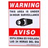 VideoSecu 10 Home CCTV Surveillance Security Camera Video Stickers Warning Decals 11.5"x8.3" Weatherproof Vinyl Window Alarm Signs CKL